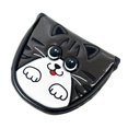 thumbnail image 2 of Cubierta de la cabeza del palo de golf Macarena Universal Golf Club Headcover PU Cuero Negro, 2 of 7