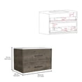 thumbnail image 4 of Modern Design with Sturdy Handles - Elevate Your Bathroom Experience with This Floating Vanity Sink, 4 of 4