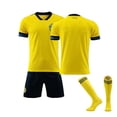 thumbnail image 1 of 2022 nueva camiseta de fútbol para niños 10 # Ibrahimovic pantalones cortos de moda camisetas de fútbol traje calcetines/set-amarillo-16 BmatwkZeng Bmatwk Jersey, 1 of 2