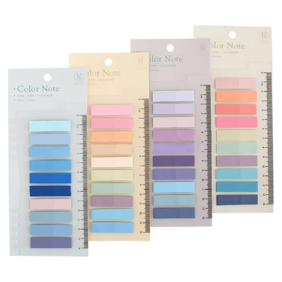 800Pcs Sticky Tabs Book Tabs, 40 Color Writable Morandi Sticky Tabs, Colorful Page Marker Transparent Sticky-Notes Tabs