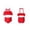21Watermelon Red25, variant on WERYOUNG Girl's Swimsuit Sets Sleeveless Scoop Neck Solid Color Tops And Bottoms Tankini Swimsuits Kids 2 Piece Swimwear Beach Pool Party Soft Breathable Toddler Beachwear