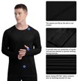 thumbnail image 3 of WELIGU Men's Long Sleeve Shirts Lightweight UPF 50+ T-Shirts Fishing Black Size Male Xxxxl, 3 of 6