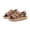 Brown, variant on Boys Girls Sandals Unisex Toddler Kids Double Buckle Sandals Comfort Open Toe Adjustable Back Strap Shower Beach Pool Shoes