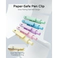 thumbnail image 4 of Four Candies Gel Pens, 5 Pcs 0.7mm Quick Dry Black Ink Pens Fine Point Smooth Writing High-End Series Unique Pens, Fun Pretty Cute Pens Gifts (Gradient), 4 of 7