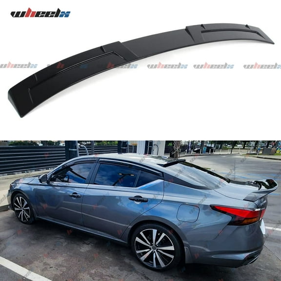 Rear Window Rooftop Spoiler Compatible with 2019-2024 Nissan Altima, All Model, Duckbill Style Wing Fit for 19-24 4-Door Sedan (Glossy Black)