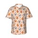 thumbnail image 1 of Fotbe Funny Chicken Camisa Hawaiana para Hombre Unisex – Camisa Casual de Verano con Botones de Manga Corta de Algodón y Lino,3X-Large, 1 of 7