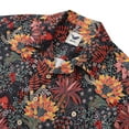 thumbnail image 2 of 100% Silk Men's Hawaiian Shirt Quirky Plants Print Camp collar Short Sleeve Aloha Shirt - Silk Quirky Plants (silk), 2 of 8