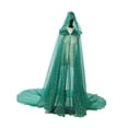 thumbnail image 1 of Capa con Capucha Sunnimix de Tul Verde para Mujer, 1 of 8