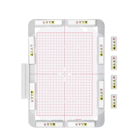 MaggieFrame Magnetic Embroidery hoop 8x12 inch for Brother NQ1600E 1400E NQ3600D 3500D 4000D 2800D 2500D 1500D V7 V5 V3 Sewing Machines(200x300mm-Square magnet-SA447MK)