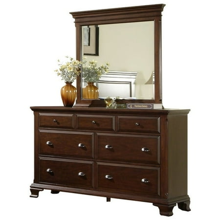 Picket House Furnishings Brinley Dresser With Mirror In Cherry