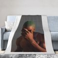 thumbnail image 2 of Super Soft Flannel Throw Franks Oceans Blond Blanket 50"X40" For Bed, Sofa, Camping, Cold Cinema Or Travel,Gift For Your Family And Friend, 2 of 4