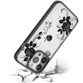 thumbnail image 2 of GSA Rose Ivy Embossed Bumper Case for iPhone 13 Pro (6.1") - Clear/Black, 2 of 3
