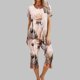 thumbnail image 2 of Conjunto de Verano para las Mujeres Impreso Cuello Redondo sin Mangas Y Pantalones, Casual Dos Piezas para las Mujeres, 2 of 5