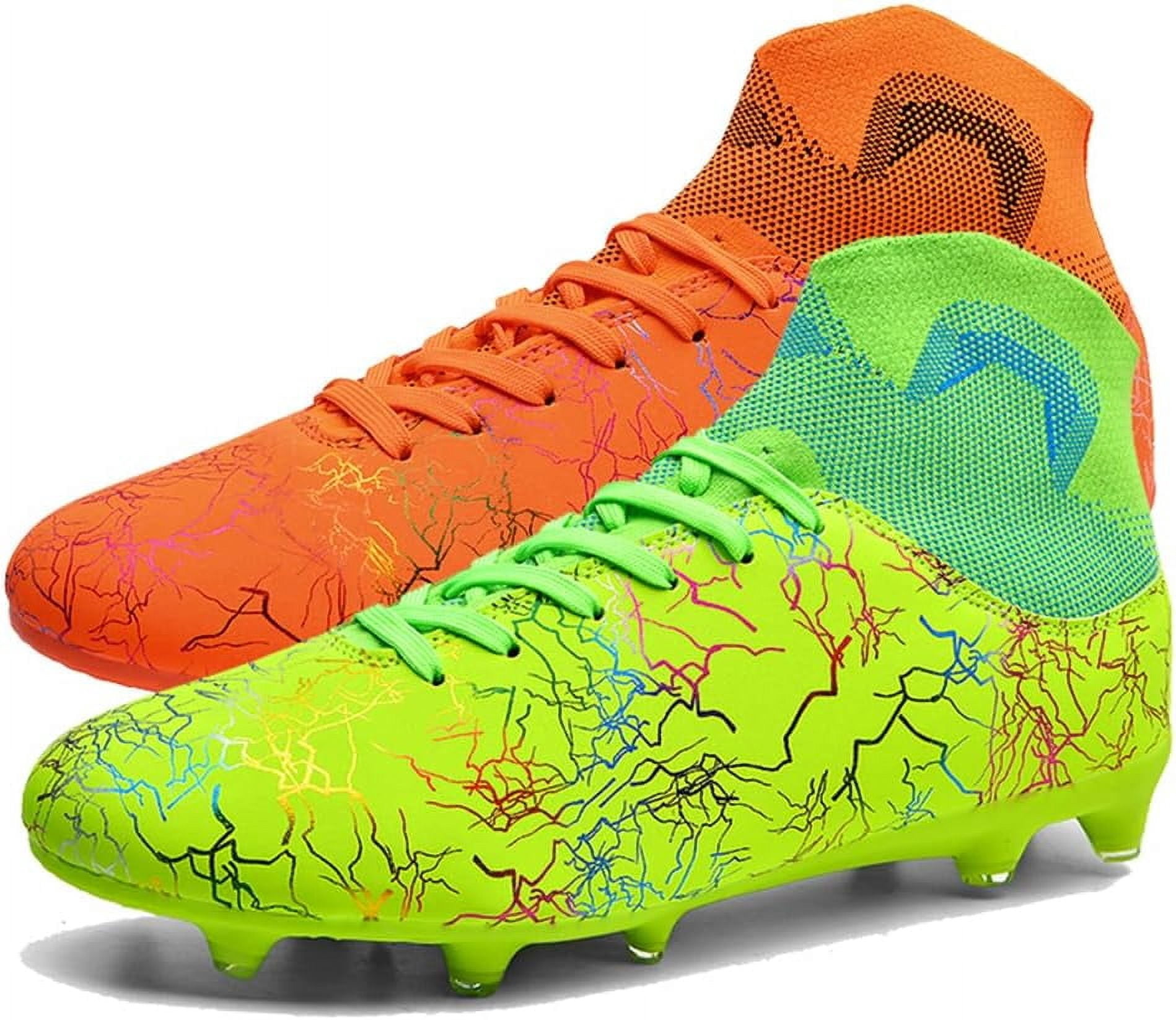 Womens High Top Lightweight Soccer Cleats Mens Comfy Football Boots Spikes  Shoes Training Sports Sneakers - Walmart.com