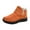 Orange-a, variant on Leozcaa Womens Winter Snow Boots Waterproof Ankle Boots Outdoor Booties Comfortable Shoes for Women