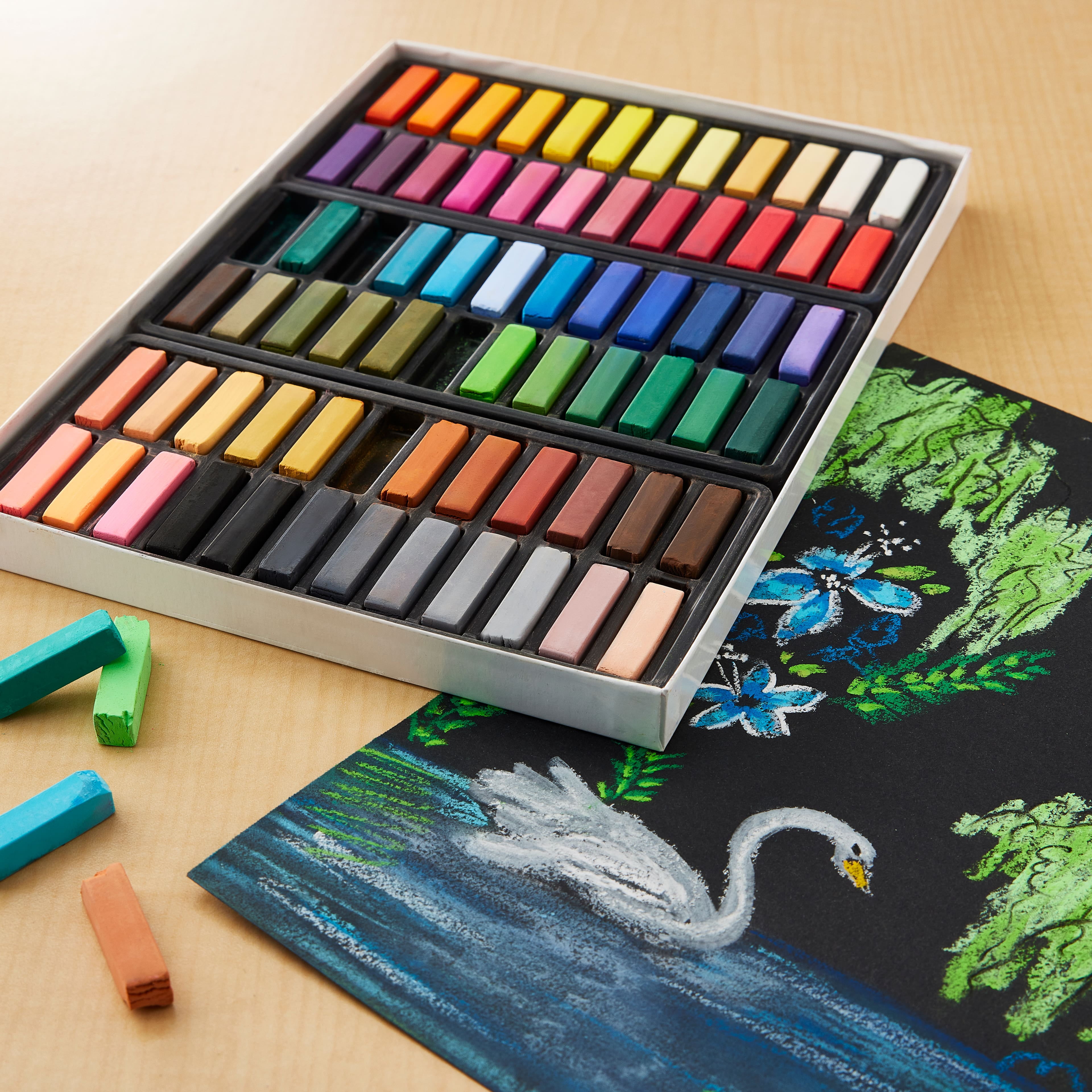 SPRING PASTELS Personalized Pencils Set of 5 Designer Color Combo
