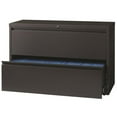 thumbnail image 4 of UrbanPro 2-Drawer Modern Metal Lateral Filing Cabinet in Charcoal, 4 of 5