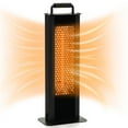 thumbnail image 1 of Gymax 1200W Freestanding Double-Sided Patio Heater Automatic Shut-Off with Handle, 1 of 10