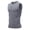 Gray-a, variant on V-Boost V2 Compression Shirt Men | Feel the Power of Confidence, Energy & Strength, Slimming Body Shaper Vest Crewneck Workout Shirts Tummy Control Undershirts