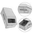 thumbnail image 2 of Caja apilable para guardar gorras: organizador de gorras de béisbol con ventana y cierre de cremallera en el asa, funda plegable para gorras de béisbol y visera para armario., 2 of 7