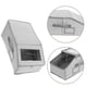thumbnail image 2 of Caja apilable para guardar gorras: organizador de gorras de béisbol con ventana y cierre de cremallera en el asa, funda plegable para gorras de béisbol y visera para armario., 2 of 7
