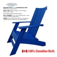 thumbnail image 2 of Chaise Adirondack Moderne, Chaise Muskoka en Plastique, Sans Entretien., 2 of 3