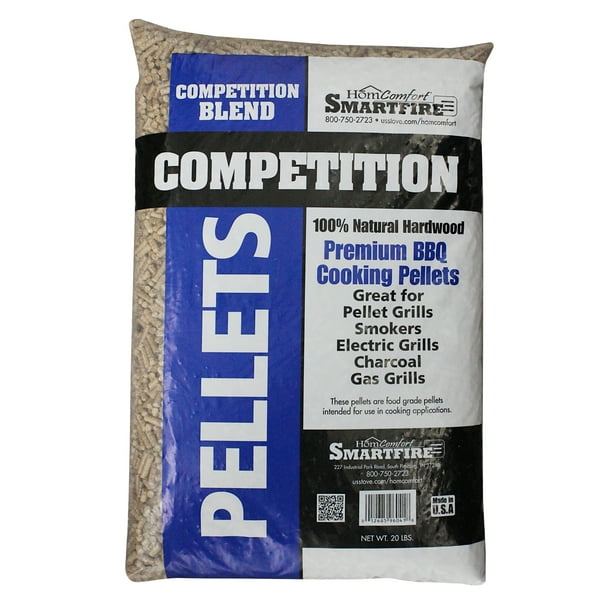 Premium Competition BBQ Wood Pellets for Pellet Grills 20 lb
