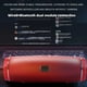 thumbnail image 3 of Altavoz Bluetooth Envolvente 3D de Audio Inalámbrico para Exteriores Caixa de Bluetooth 200W Graves Portátiles de Alta Potencia /FM (Rojo), 3 of 5