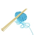 thumbnail image 4 of EeaseCA 36 Pcs 25cm Bamboo Knitting Needles Set Single Pointed Knitting Needles Handmade Long Sweater Straight Needle Kit for DIY Sewing, 4 of 8