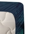 thumbnail image 4 of Ambesonne Gothic Fitted & Top Sheet Set with Sham, Spooky Valley in Woods, Navy Green, 4 of 5