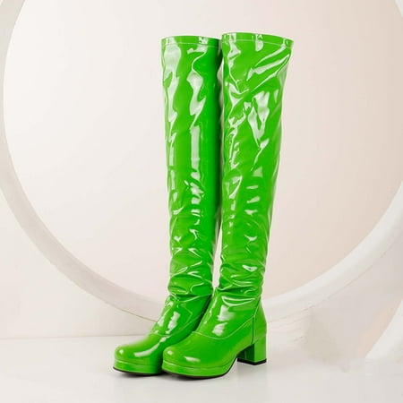 

Bnwani Winter Boots For Women Up to 40% off Mid Heel Shoes Ziper Over-the-Knee Boots 35-43