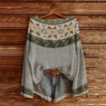 thumbnail image 2 of WTXUE Chandail Rétro Vintage à Imprimé Artistique pour Femmes, Blouses Légères, Hauts Boho Décontractés, Chandail Tricoté à Imprimé Léopard, Chandails à Manches Longues, Col Rond, Chandail Bohème Gris 3TG, 2 of 3