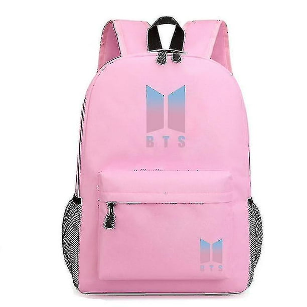 Bts backpack pink top