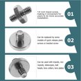 thumbnail image 3 of Mutmorningal 10pcs Camera Tripod Mount Screws 1/4 Inch To 1/4 Inch Threaded Tripod Screws Tripod Adapters, 3 of 11
