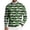 Green A, variant on Men’s Long Sleeve Pullover Crew Neck Knitwear with Clover Pattern Lightweight Ribbed Sweater Top for Casual Wear White A 4XL