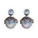 thumbnail image 1 of Pendientes de mujer brillar ER Agujas de plata con diamantes y perlas diseño de moda, 1 of 5