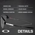 thumbnail image 2 of Oakley OO9248 Corridor Rectangle Shaped Non-Polarized Sunglasses for Men - Includes Official Eyewear Kit - Matte Black Frame with Prizm Black Lens, 2 of 6
