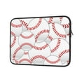 thumbnail image 2 of Bingfone Baseballs Laptop Sleeve Case 15 Inch, 360° Protective Computer Carrying Bag, 2 of 9