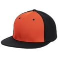 thumbnail image 2 of Pacific Headwear Premium P-Tec Flexfit Cap Es342 Orange/Black/Black S/M, 2 of 2