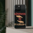 thumbnail image 3 of DistinctInk Clear Case for Apple iPhone 15 Pro MAX (6.7" Screen) - Kindess Is Wisdom, 3 of 9