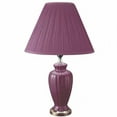 thumbnail image 1 of 26   Ceramic Table Lamp - Burgundy, 1 of 1