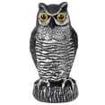 thumbnail image 4 of YAOMOBB Owl Decoy Trio Realistic Garden Scarecrows Creative Bird Control Statues, 4 of 6