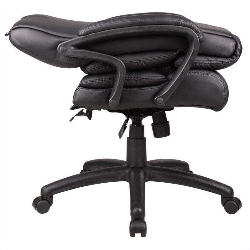 Boss Office S Overstuffed Executive Leather Chair Knee Boss Office S Overstuffed Executive Leather Chair Knee Tilt