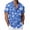 01 Multicolor 11, variant on Awdenio Tshirts Shirts for Men Hawaiian Shirt Short Sleeve Summer Beach Tropical Button Down Shirt