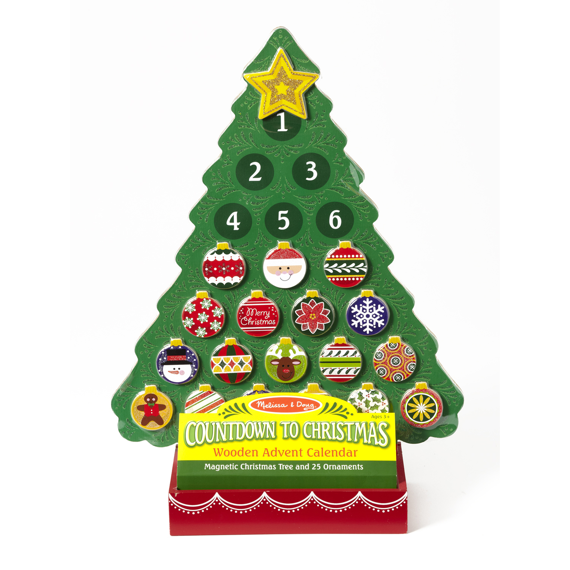 Melissa Doug Countdown To Christmas Wooden Advent Calendar Magnetic Melissa Doug Countdown To Christmas Wooden Advent Calendar Magnetic