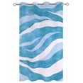 thumbnail image 2 of nqOlkjepod Outdoor Curtains for Patio Waterproof, Blue Waves Outdoor Privacy Panels Grommet, Ombre Sea Ripples Shabby Beach Blackout Outside Curtains for Porch/Cabana/Pergola/Gazebo 54"x95", 1 Panel, 2 of 8