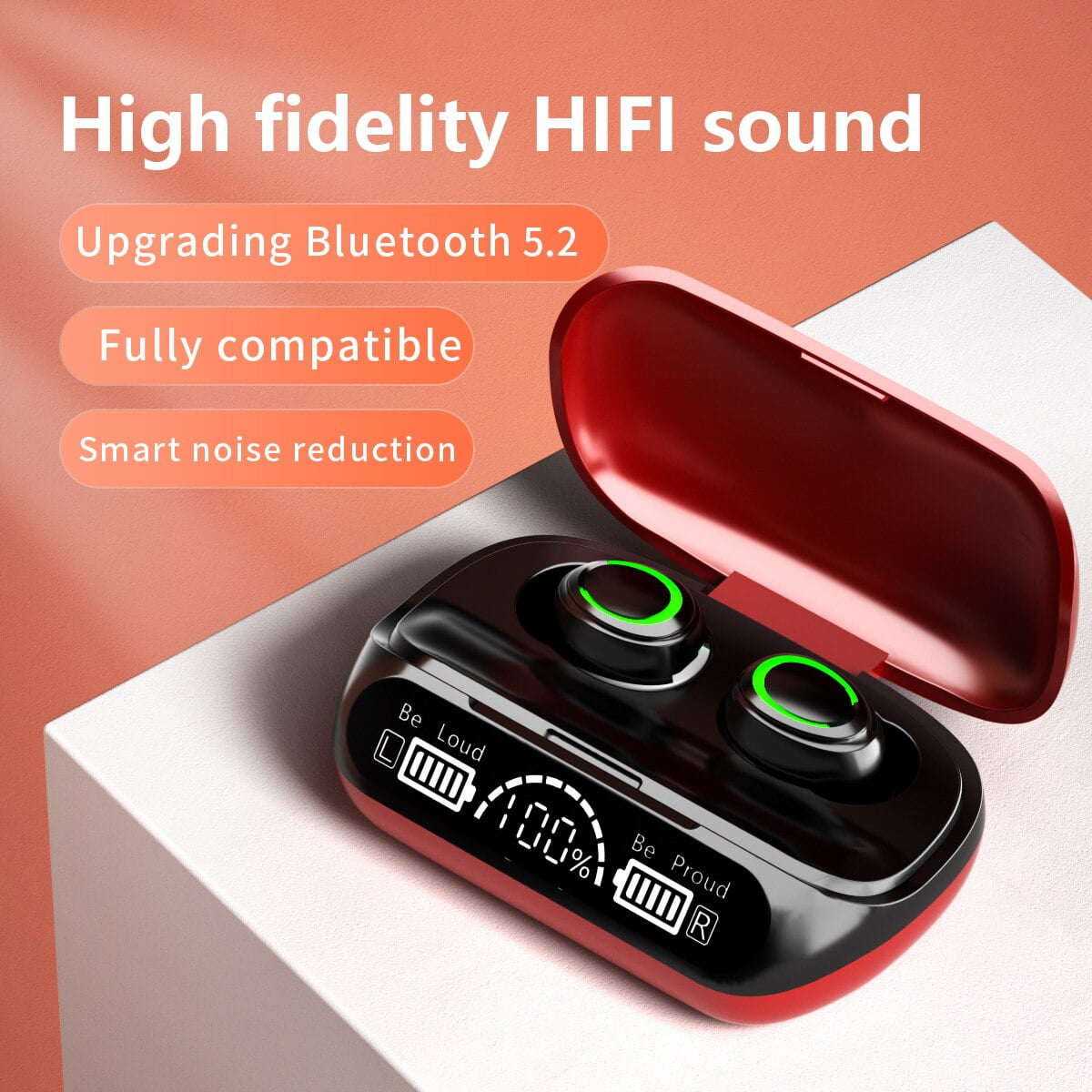 2022 New Headphones Bluetooth Earphone TWS Wireless Earbuds Stereo Sports Earhook headset With HD Microphone