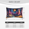 thumbnail image 4 of Yiaed Fantasy Cosmic Landscape Print Brushed Microfiber Envelope Pillowcases, Standard,Envelope Closure Pillow Cases(Without Pillow Core)-16"x24", 4 of 6