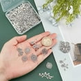 thumbnail image 3 of 1 caja de 64 piezas de 8 estilos de conectores de mariposas y árbol de la vida, accesorios para manualidades con flores, 3 of 9
