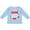 AE-Light Blue, variant on Inktastic Little Sister and Biggest Fan Baseball Glove and Bat Girls Long Sleeve Toddler T-Shirt